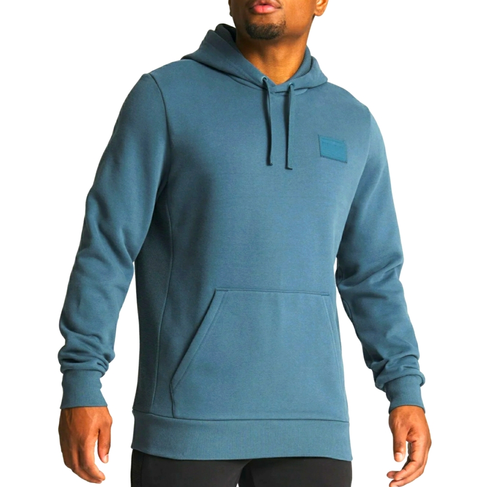 Puma Men's Fleece Hoodie Blue Size Large